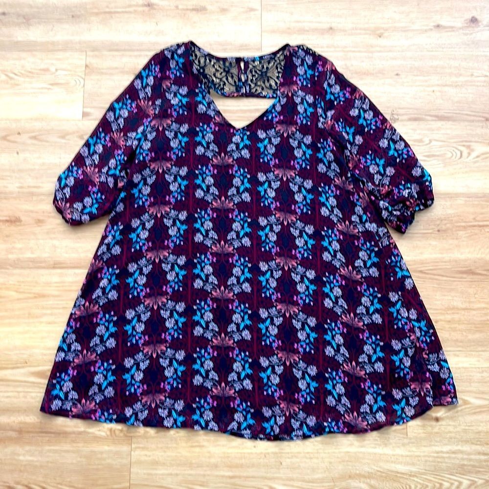 Temped Floral Dress